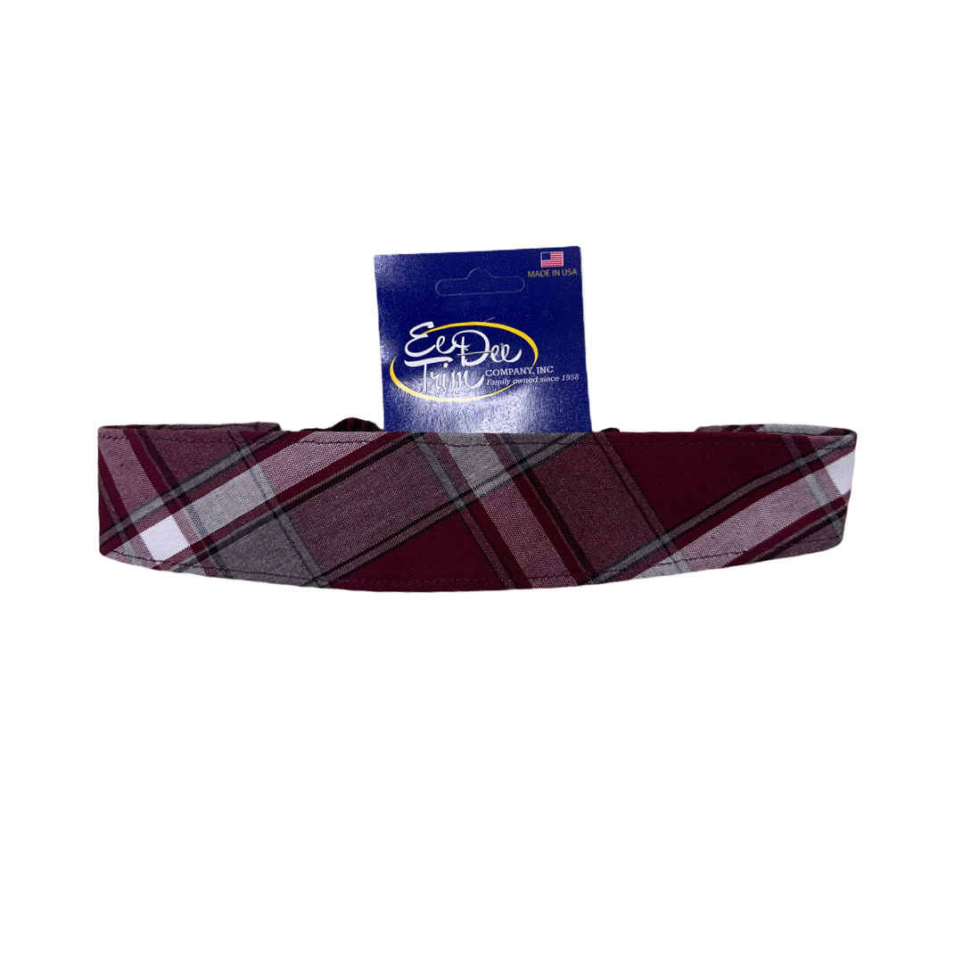 St. Helena Catholic School - Girl&#39;s Elastic Headband - Plaid P54