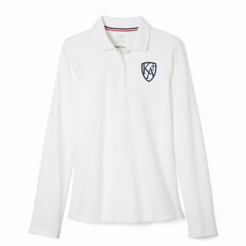Kings Academy Christian School - Girl's / Young Women's Long Sleeve Stretch Piqué Polo