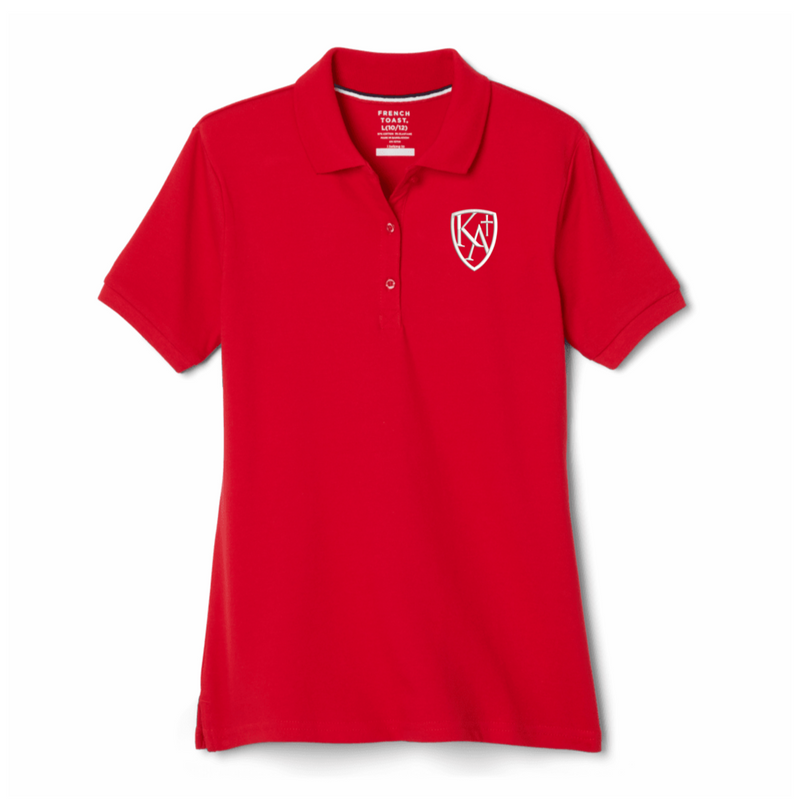Kings Academy Christian School - Girl's / Young Women's Short Sleeve Stretch Pique Polos