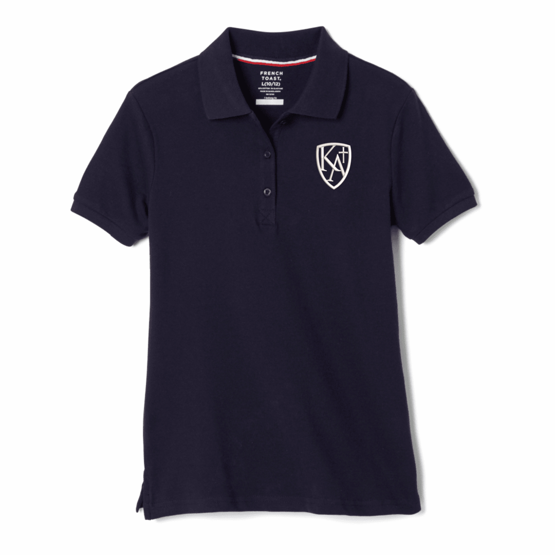Kings Academy Christian School - Girl's / Young Women's Short Sleeve Stretch Pique Polos