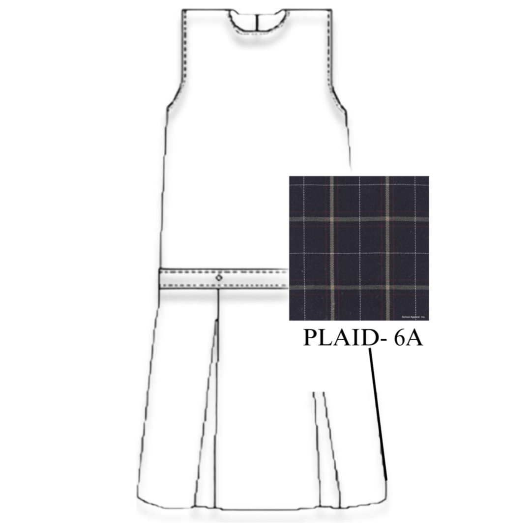 A+ Plaid Jumper - Plus Size - P6A