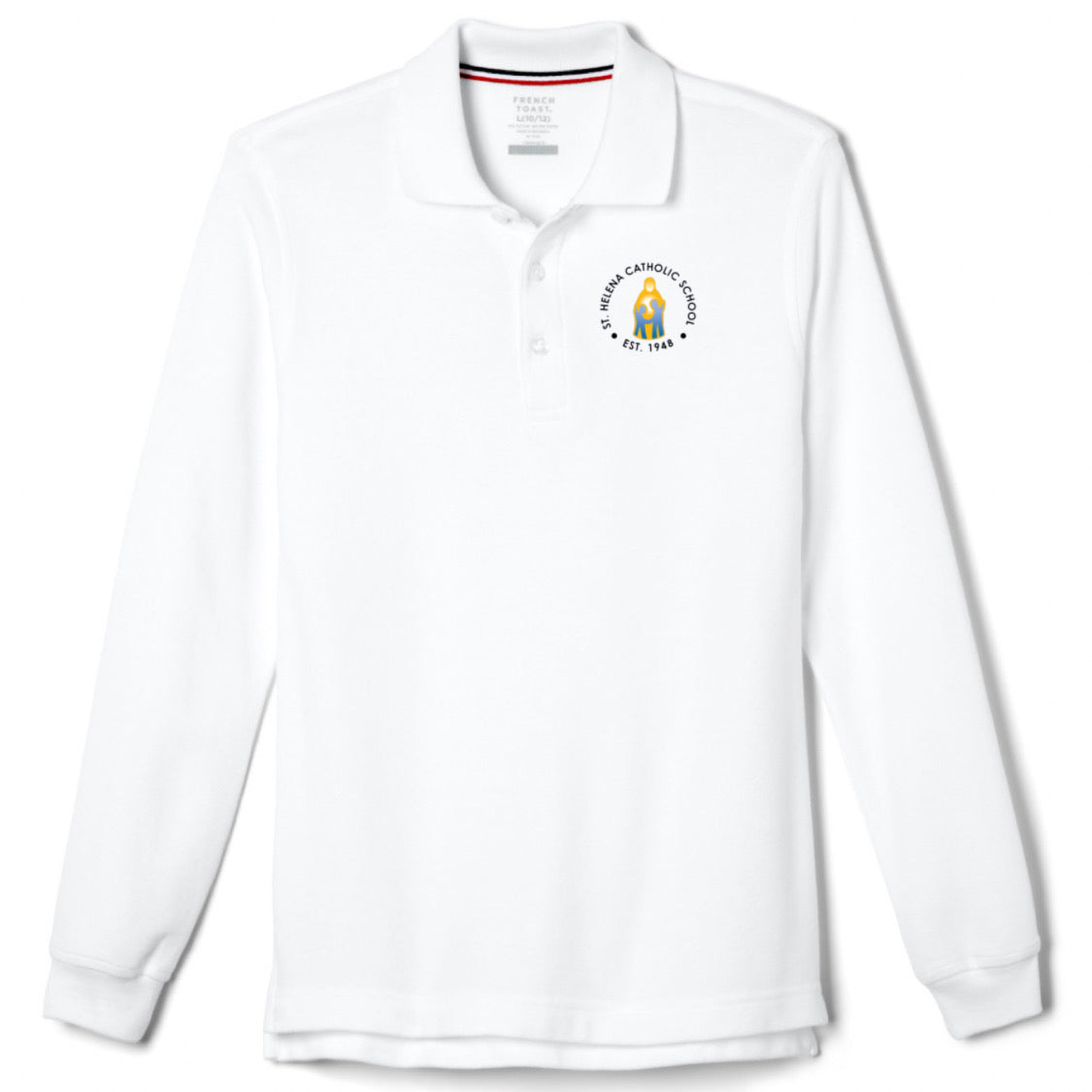 St. Helena Catholic School - Co-Ed Youth Long Sleeve Pique Polos