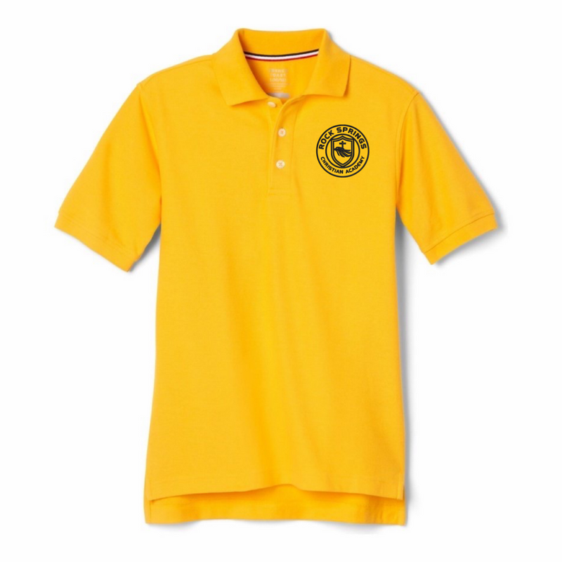 Rock Springs Christian Academy - Co-Ed Youth / Adult Short Sleeve Pique Polos
