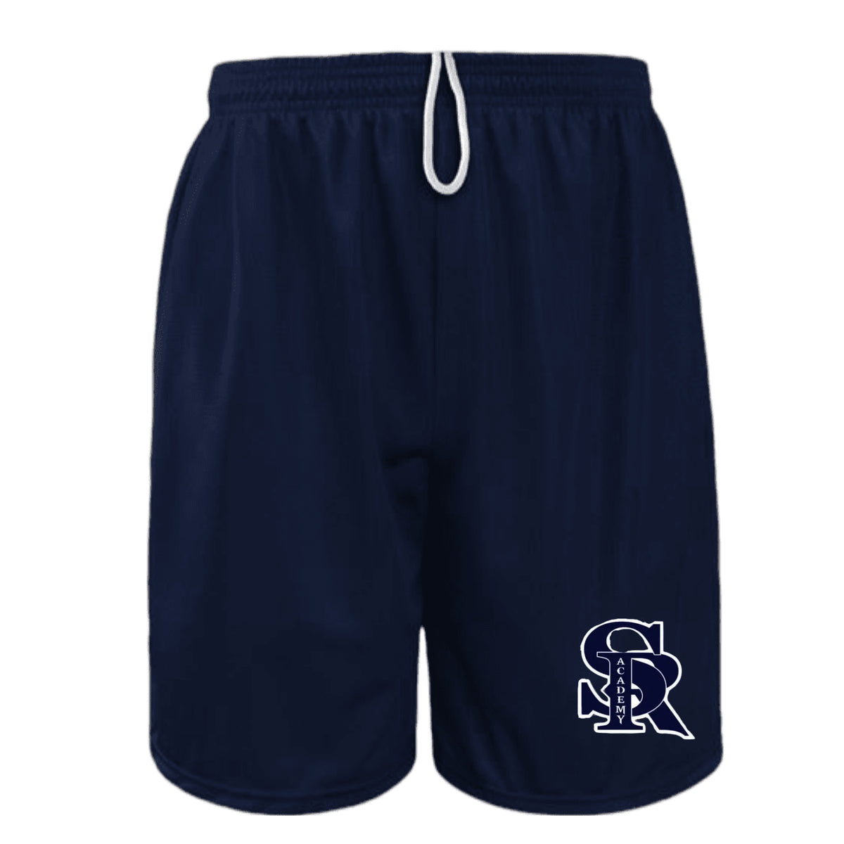 Santa Rosa Academy -  Co-Ed  Navy Mesh Gym Shorts  - Kids / Adults