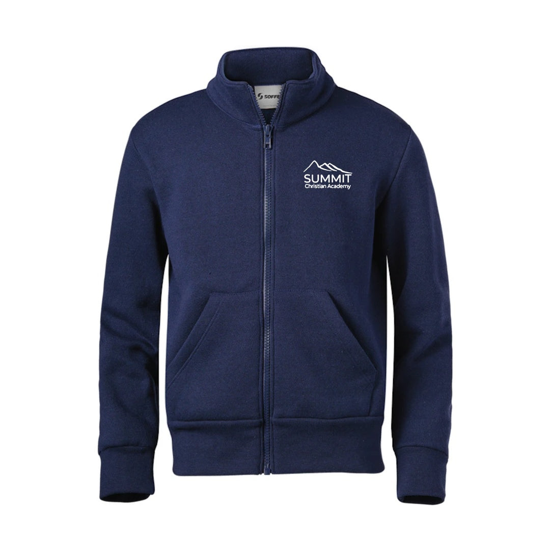 Summit Christian Academy - Full Zip Mock Neck Sweatshirt - Kids