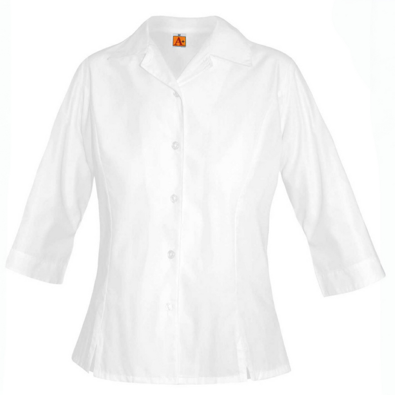 Santa Rosa Academy - Girls / Young Women's 3/4 Sleeve Princess Poplin Blouse