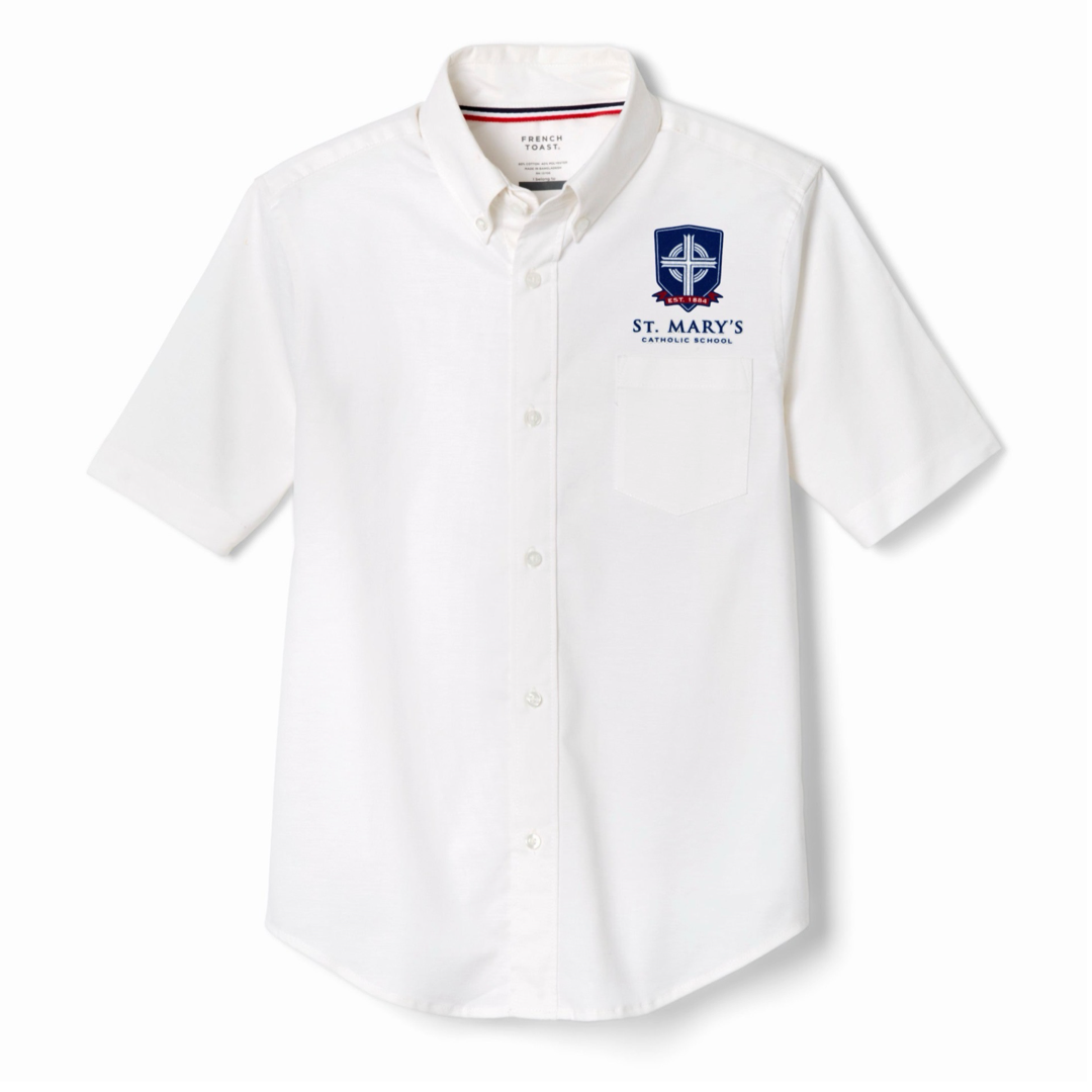 St. Marys School - Boy's / Young Men's Short Sleeve Oxford Shirt