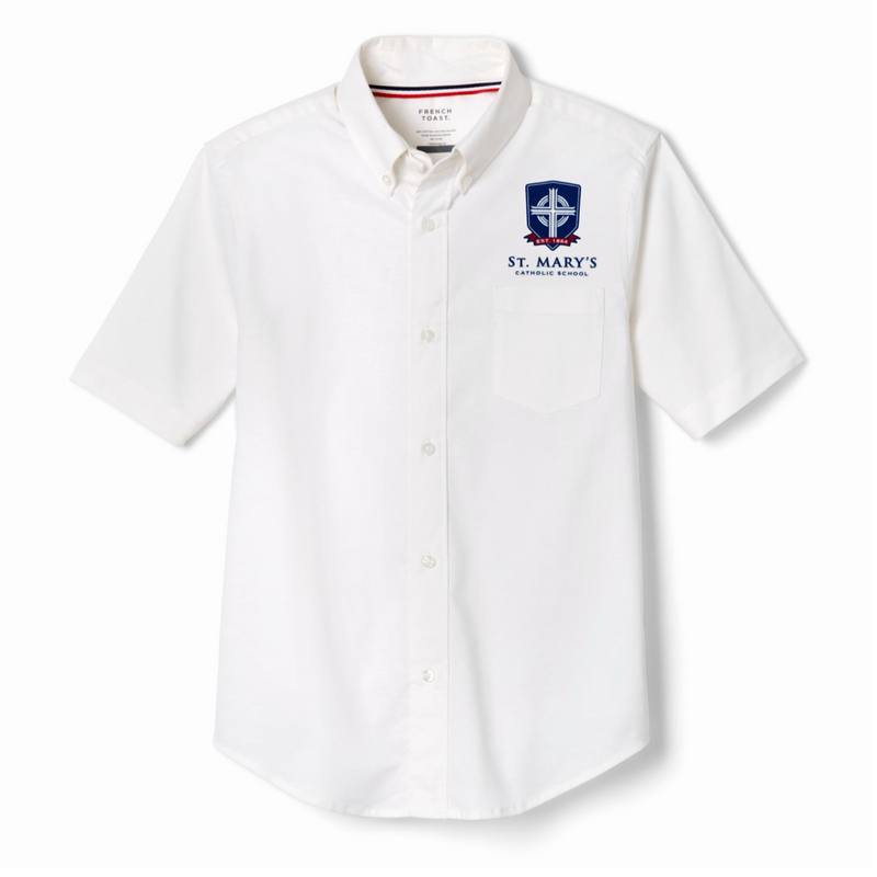 St. Marys School - Boy's / Young Men's Short Sleeve Oxford Shirt