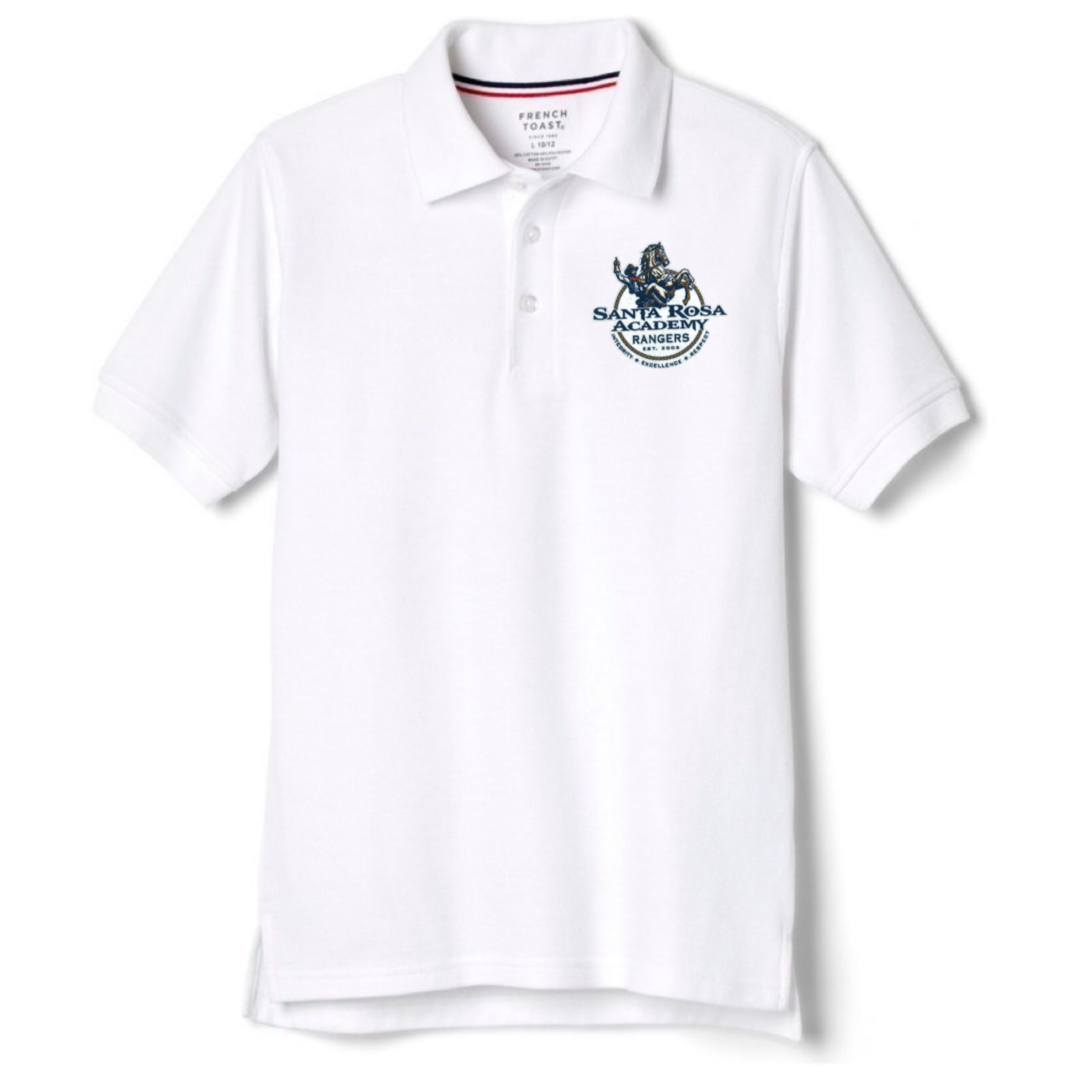 Santa Rosa Academy  - Co-Ed Adult Short Sleeve Pique Polo