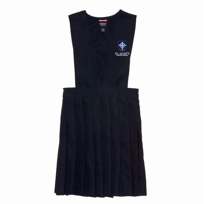 St. Marys School - Girl's V-Neck Pleated Jumper
