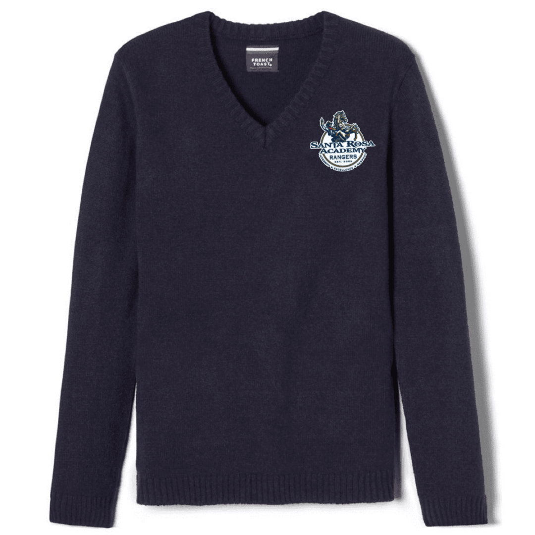 Santa Rosa Academy - Co-Ed V-Neck Pullover Sweater