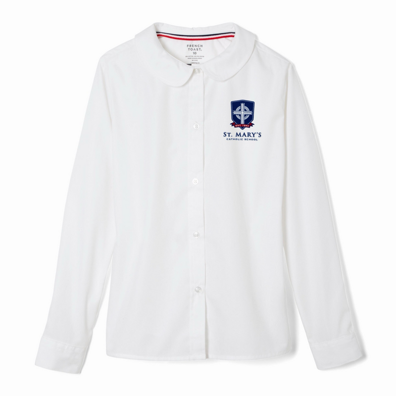St. Marys School - Girl's Long Sleeve Peter Pan Blouse