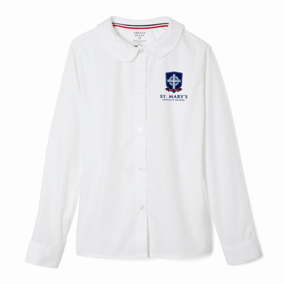 St. Marys School - Girl's Long Sleeve Peter Pan Blouse