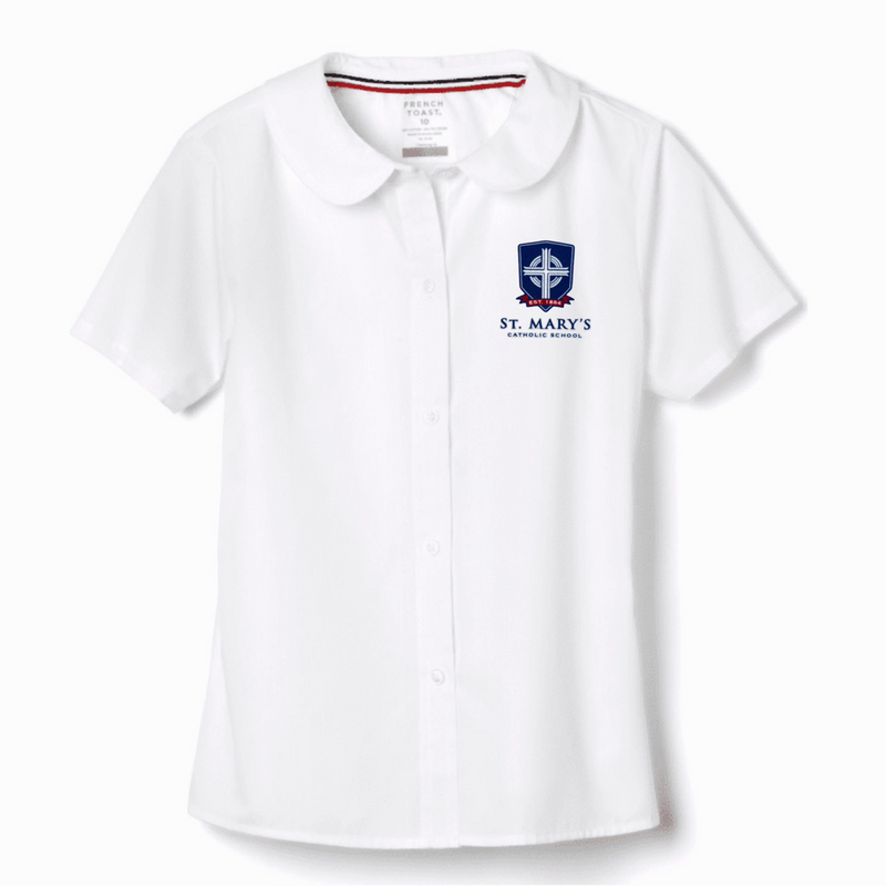 St. Marys School - Girl's Short Sleeve Peter Pan Blouse