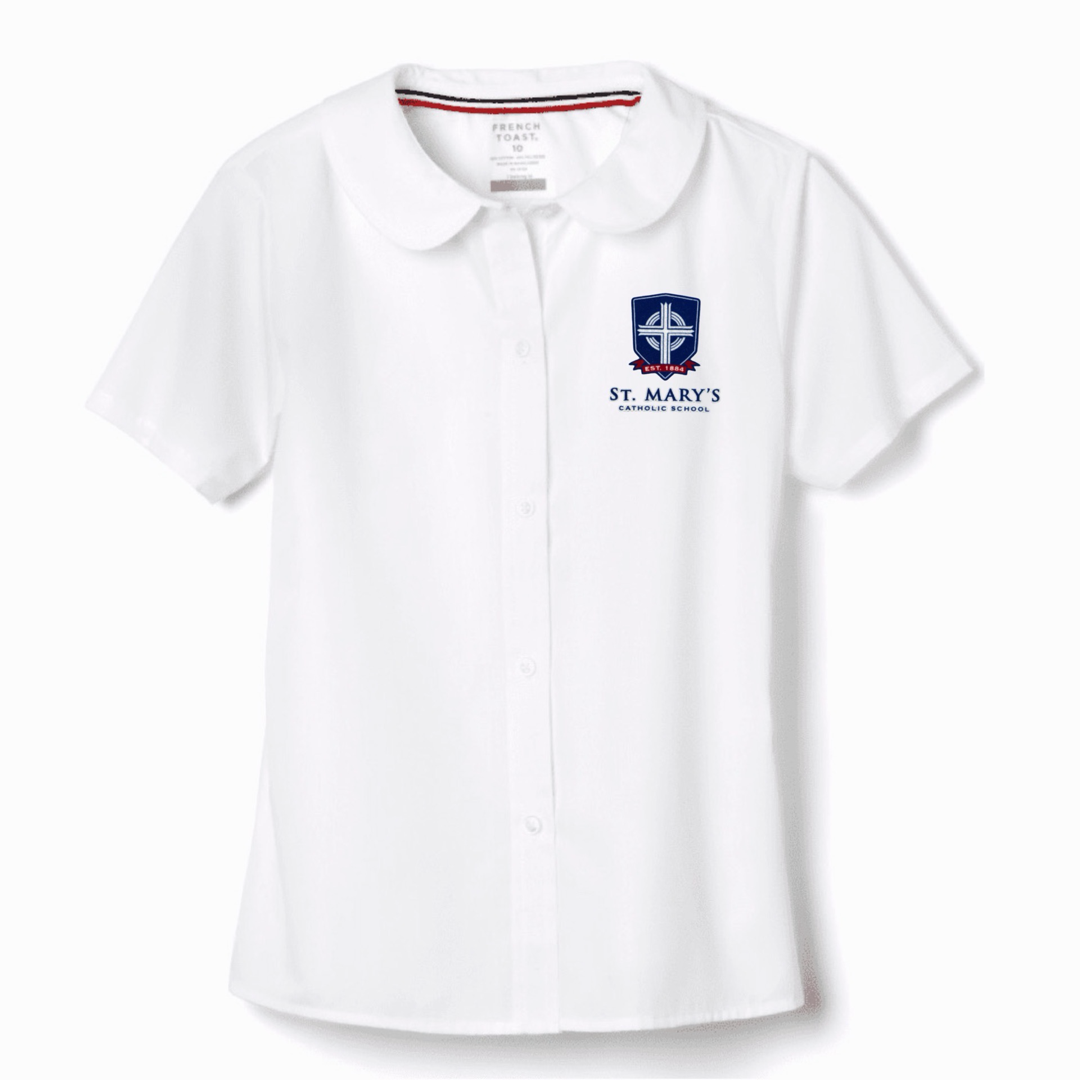 St. Marys School - Girl's Short Sleeve Peter Pan Blouse