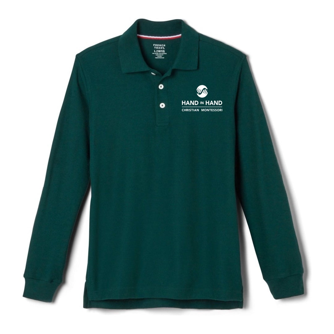 Hand In Hand - Long Sleeve Polo - All Grades - Adult