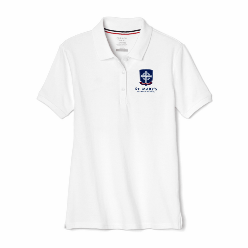 St. Marys School - Women's Short Sleeve Stretch Pique Polos - Staff