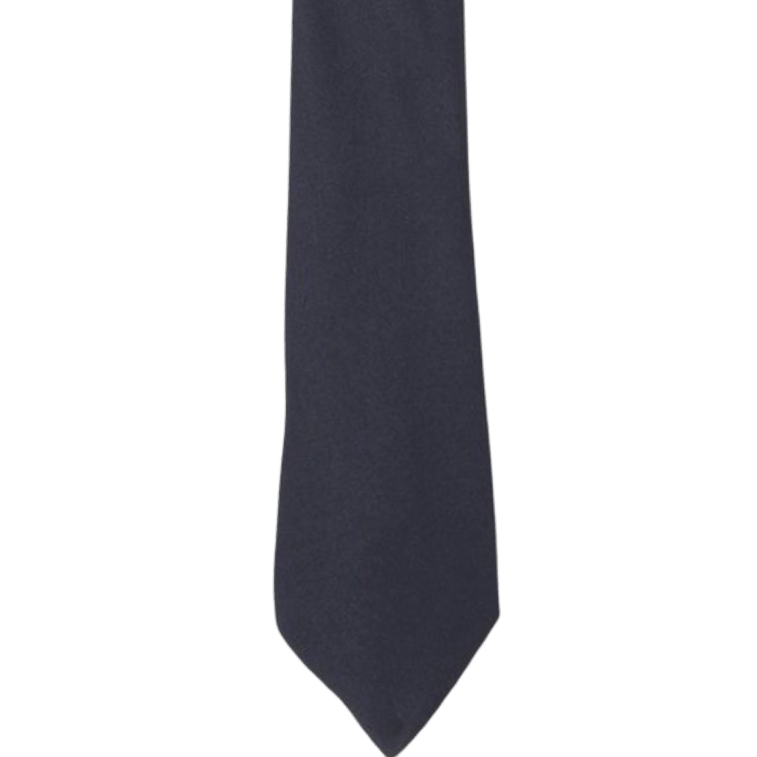 Young  Men&#39;s Solid Navy - 4 in Hand Tie