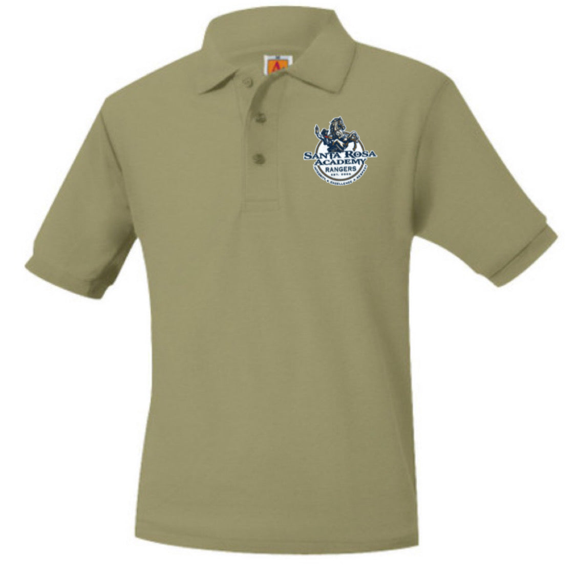 Santa Rosa Academy - Co-Ed Youth / Adult  A+ Short Sleeve Pique Knit Polo