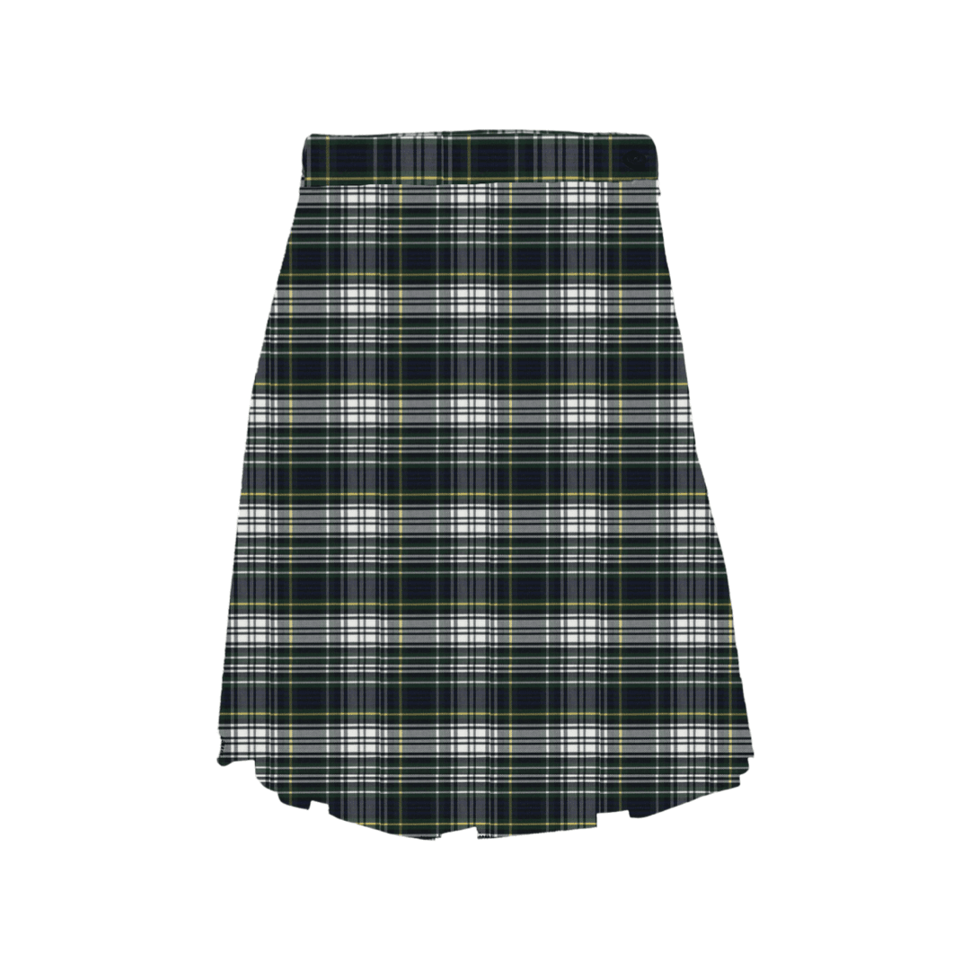 A+ - Plaid Polycot Box Pleat Skirt - Plus Size  - P35