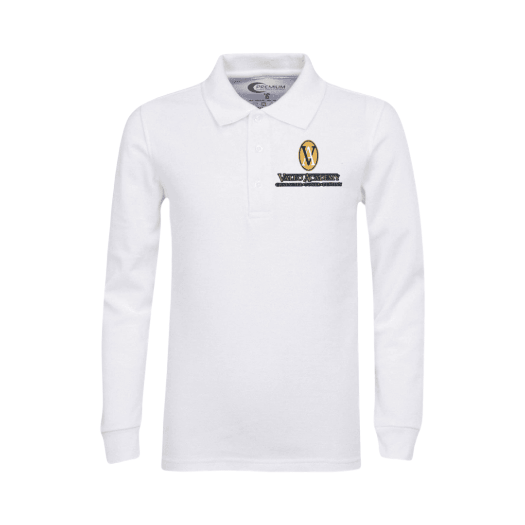 Valeo Academy - Co-Ed Youth / Adult Long Sleeve Polos