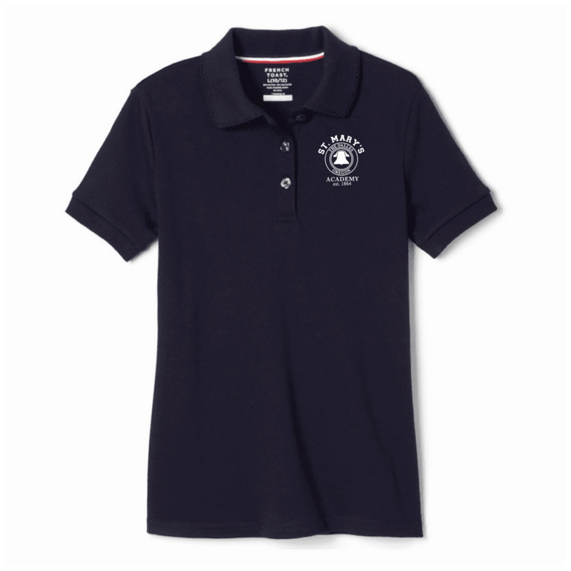 St. Marys Academy - Oregon - Girl's Short Sleeve Picot Collar Polo