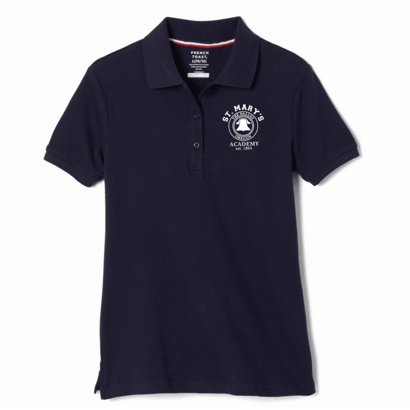 St. Marys Academy - Oregon - Girl's / Young Women's Short Sleeve Stretch Pique Polos