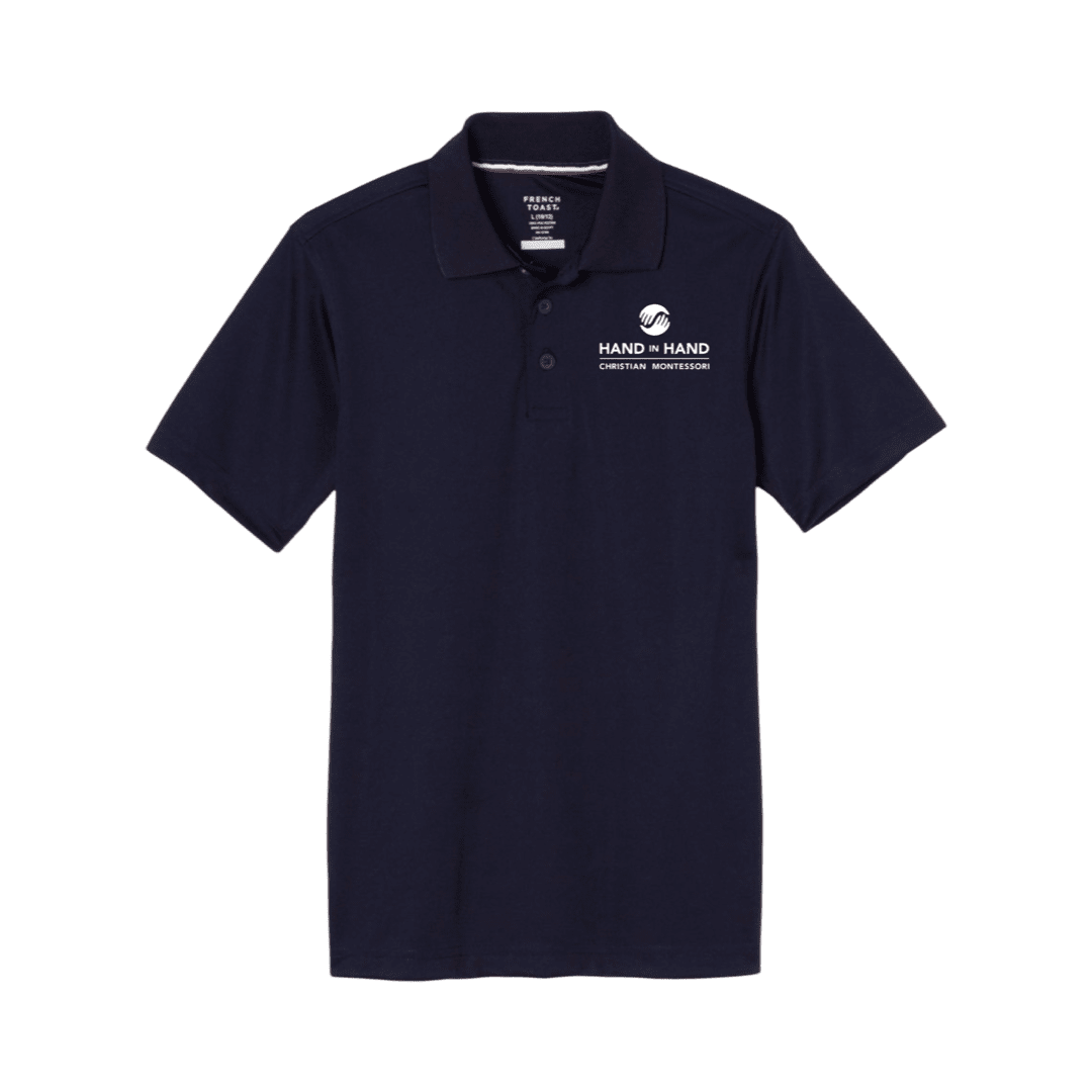 Hand In Hand - Short Sleeve Moisture Wicking Polo - Kids