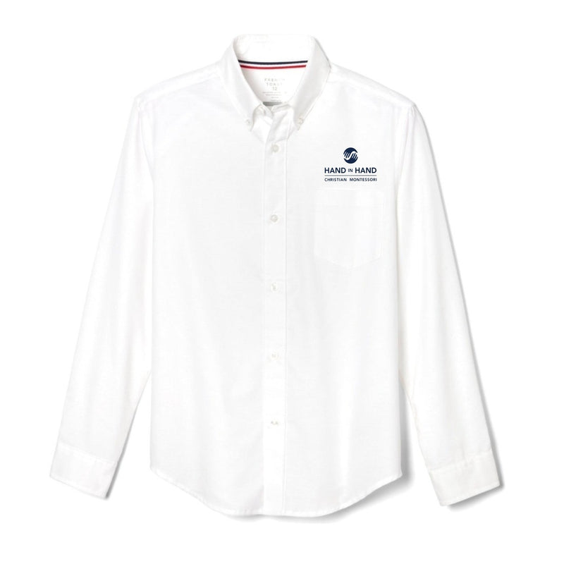 Hand In Hand - Long Sleeve Oxford Shirt - Boy's