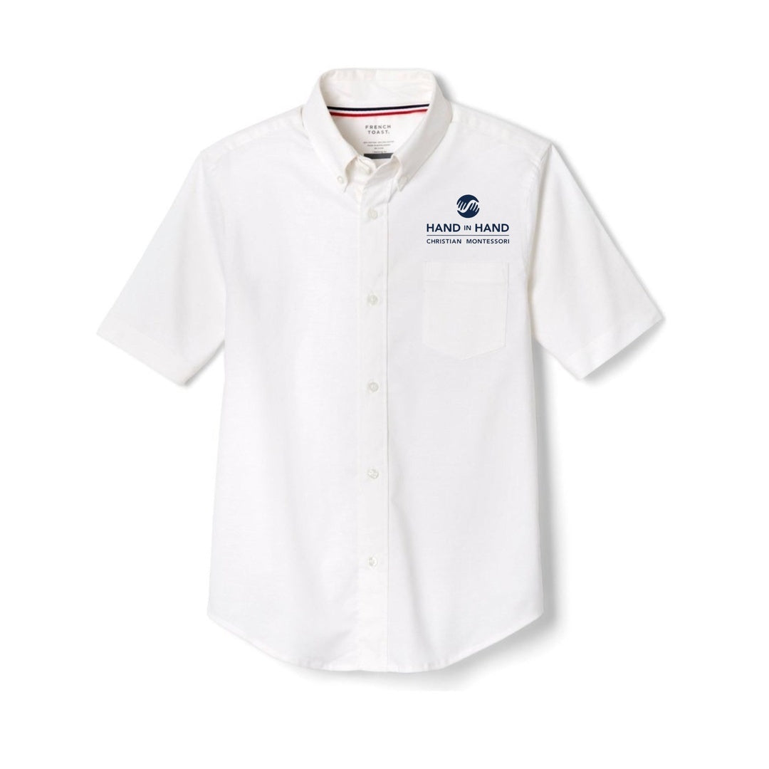 Hand In Hand - Short Sleeve Oxford Shirt - Adult