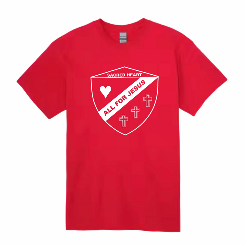 Sacred Heart - Texas - Co-Ed Youth / Adult Short Sleeve T-Shirt - P.E.