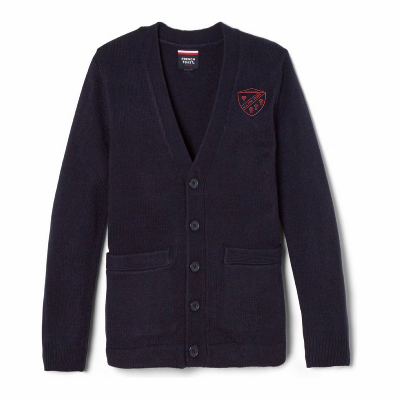 Sacred Heart - Texas - Co-Ed Youth / Adult V-Neck Cardigan Sweater