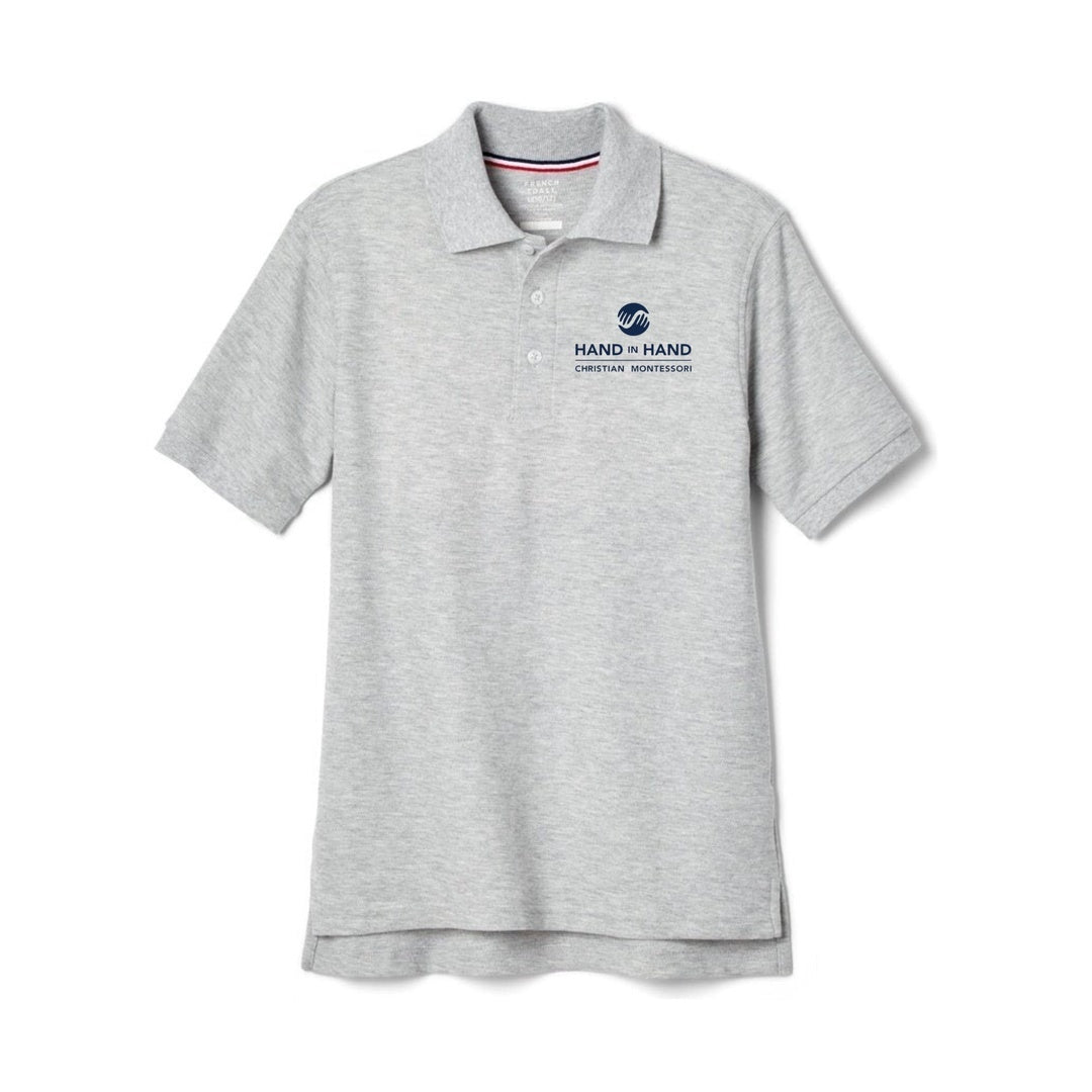 Hand In Hand - Short Sleeve Polo - Grey - Adult