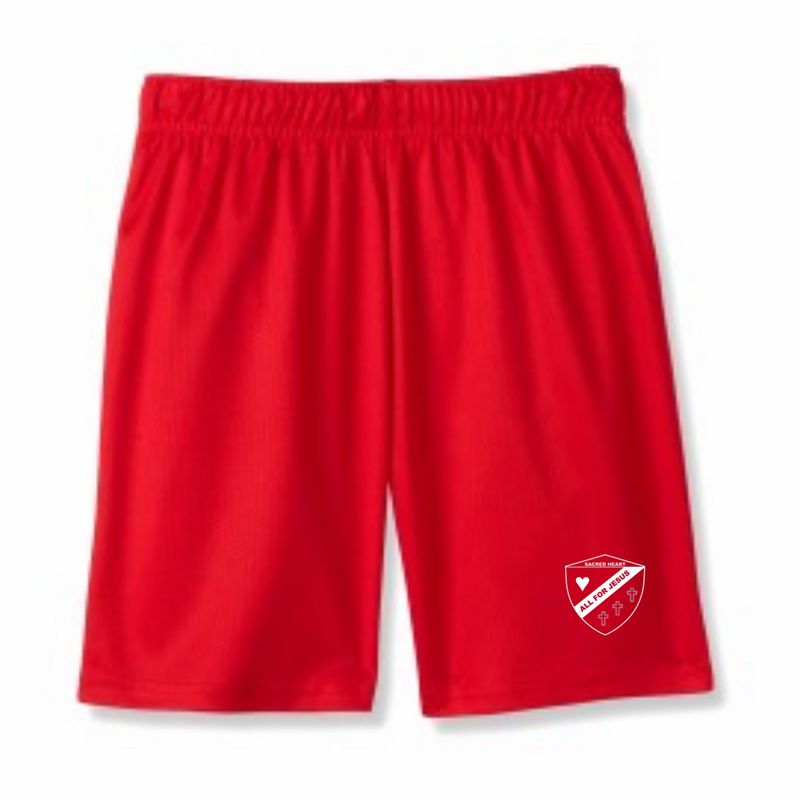 Sacred Heart - Texas - Youth / Adult Co-Ed Gym Shorts - P.E