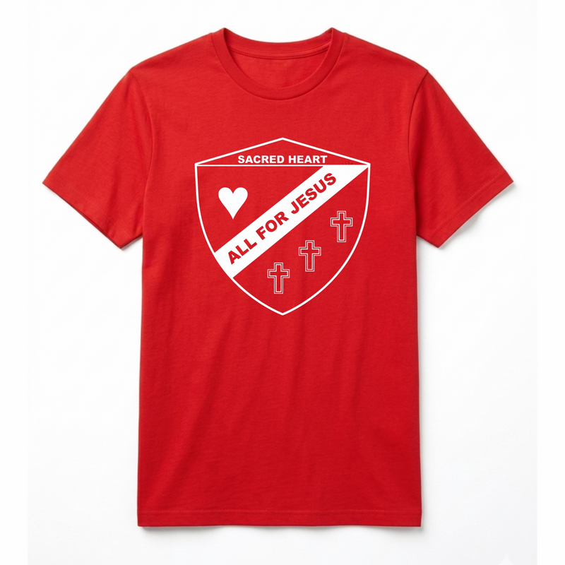 Sacred Heart - Texas - Co-Ed Youth / Young Adult Short Sleeve Performance T-Shirts - P.E