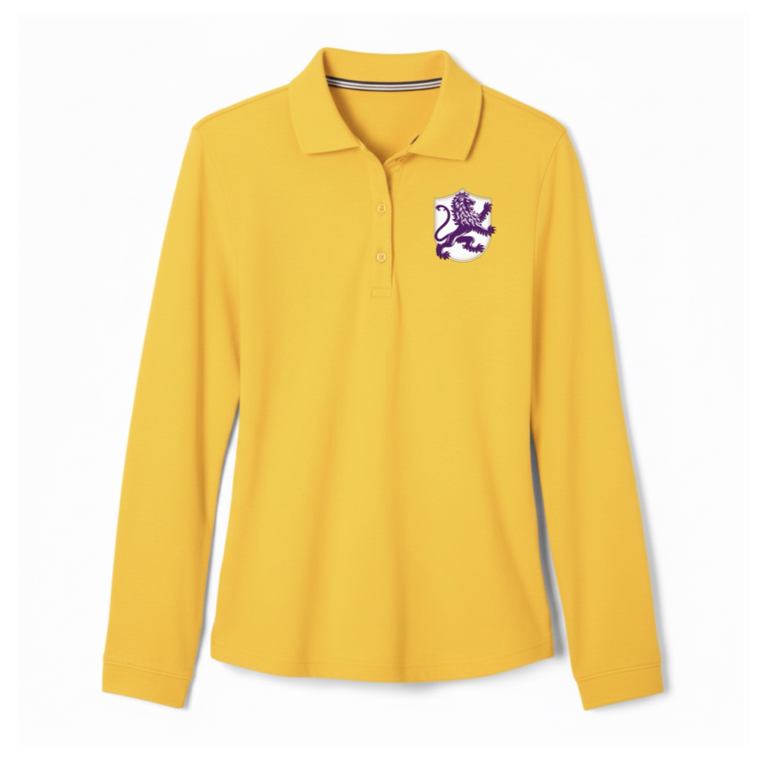 Artesia Classical - Girl's / Women's Long Sleeve Stretch Piqué Polo
