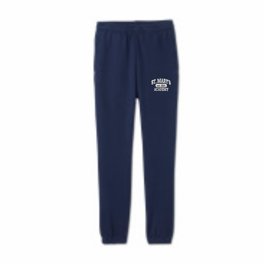 St. Marys Academy - Oregon - Co-Ed Youth / Young Adult Navy Fleece Sweatpants
