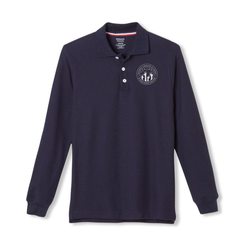 MCA - Navy Long Sleeve Polo - Grades 3 - 7th - Kids