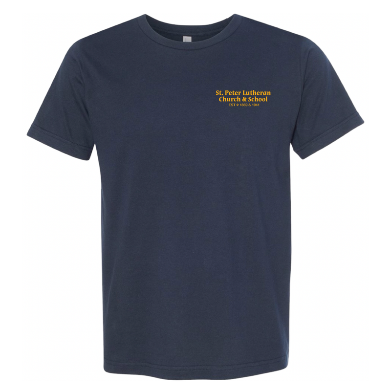 St. Peter Lutheran - Youth / Adult Co-Ed Short Sleeve Gym T-Shirt