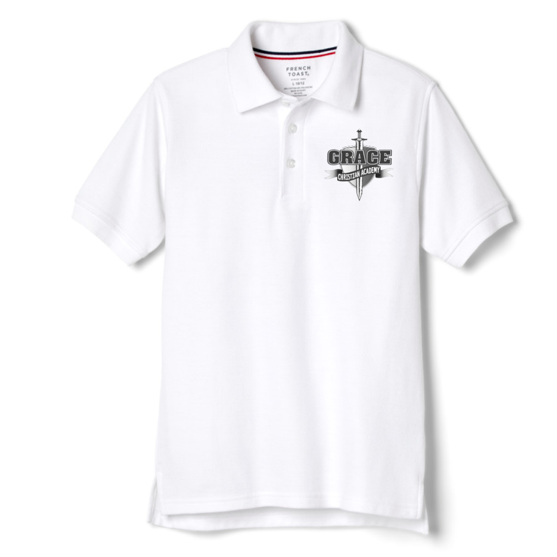 Grace Christian Academy - Co-Ed Youth / Adult Short Sleeve Pique Polo