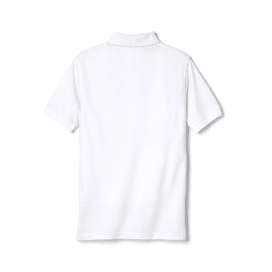 White Horse Academy  - Boys Short Sleeve White Polo - Kids