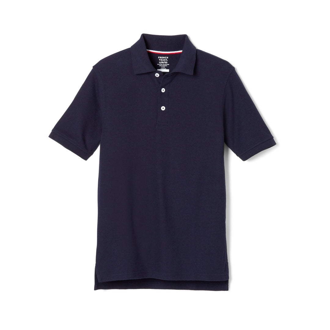 Veritas - Boy&#39;s Husky Short Sleeve Pique Polo  - No Logo