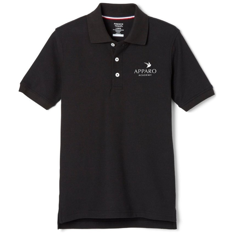 Apparo Academy - Youth Co-Ed Short Sleeve Pique Polos