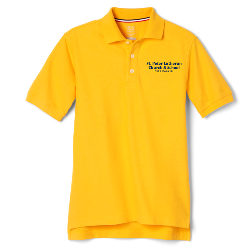 St. Peter Lutheran - Youth / Adult Co-Ed Short Sleeve Pique Polos