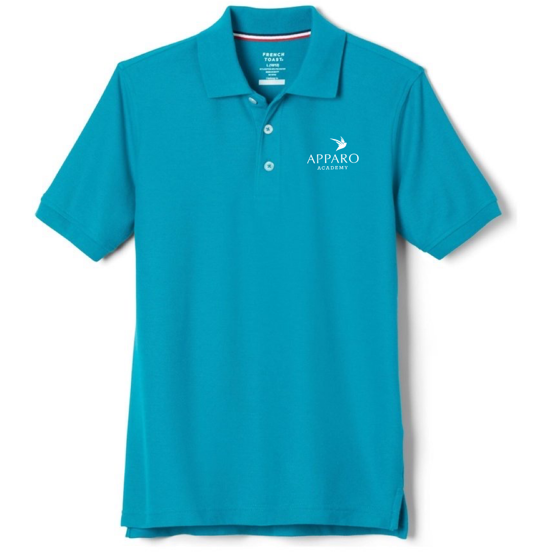 Apparo Academy - Youth Co-Ed Short Sleeve Pique Polos