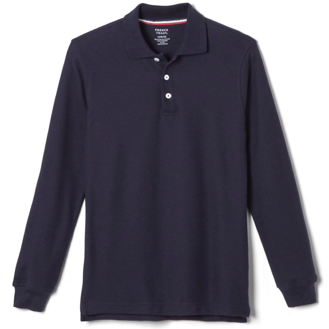 Apostolic  - Co-Ed Youth / Adult Long Sleeve Pique Polo - K-12th