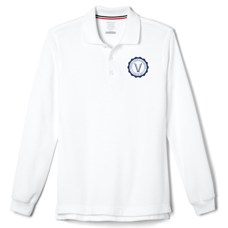 Veritas Classical - AR - Youth / Adult Co-Ed Long Sleeve Pique Polos