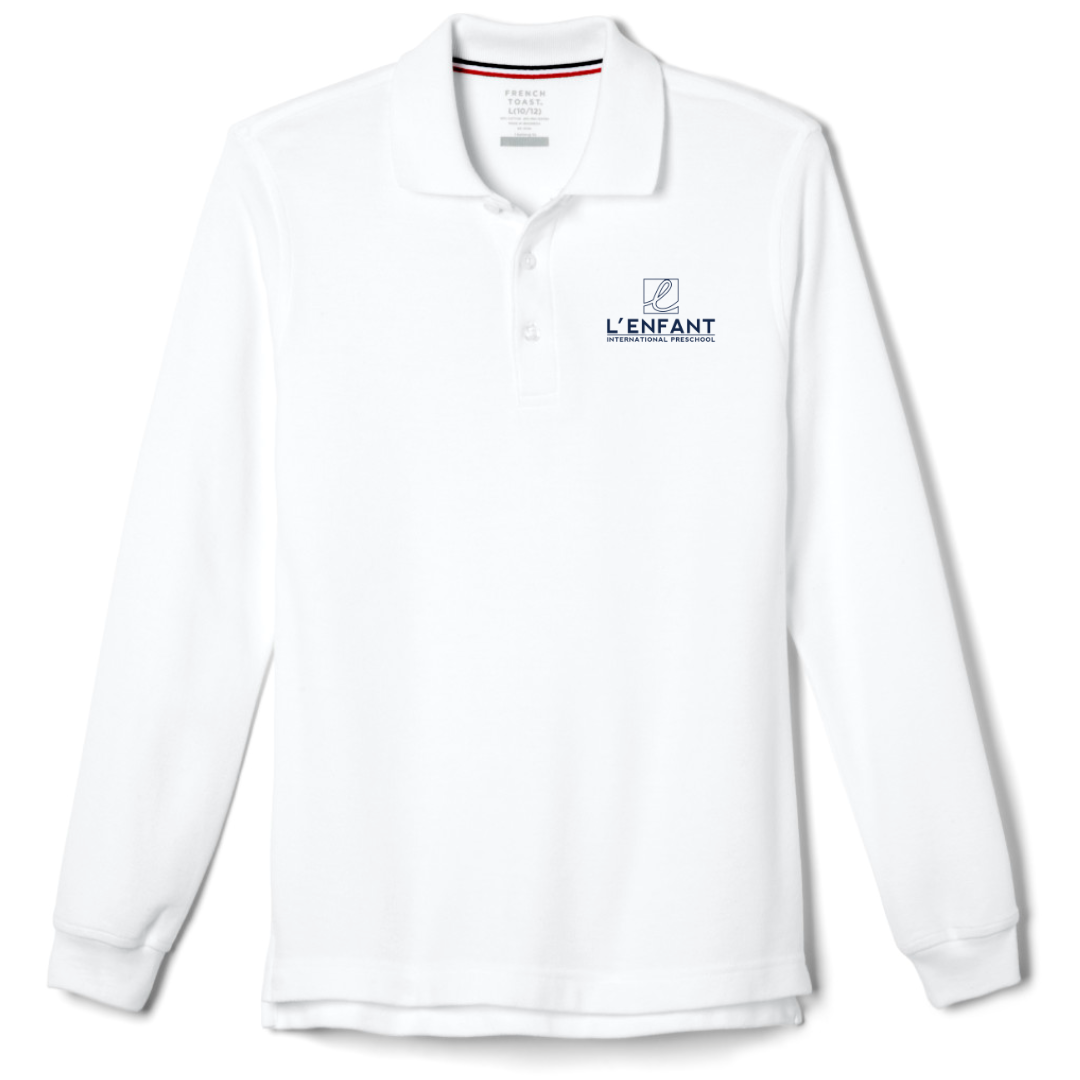 L'Enfant Montessori International Preschool - Co-Ed Long Sleeve Pique Polo - Kids