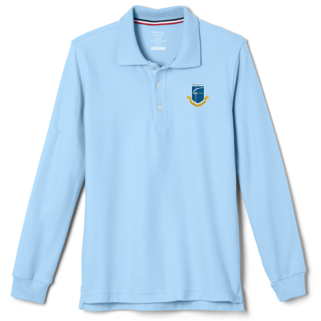 Trinity Classical School - Youth / Adult Co-Ed Long Sleeve Pique Polos