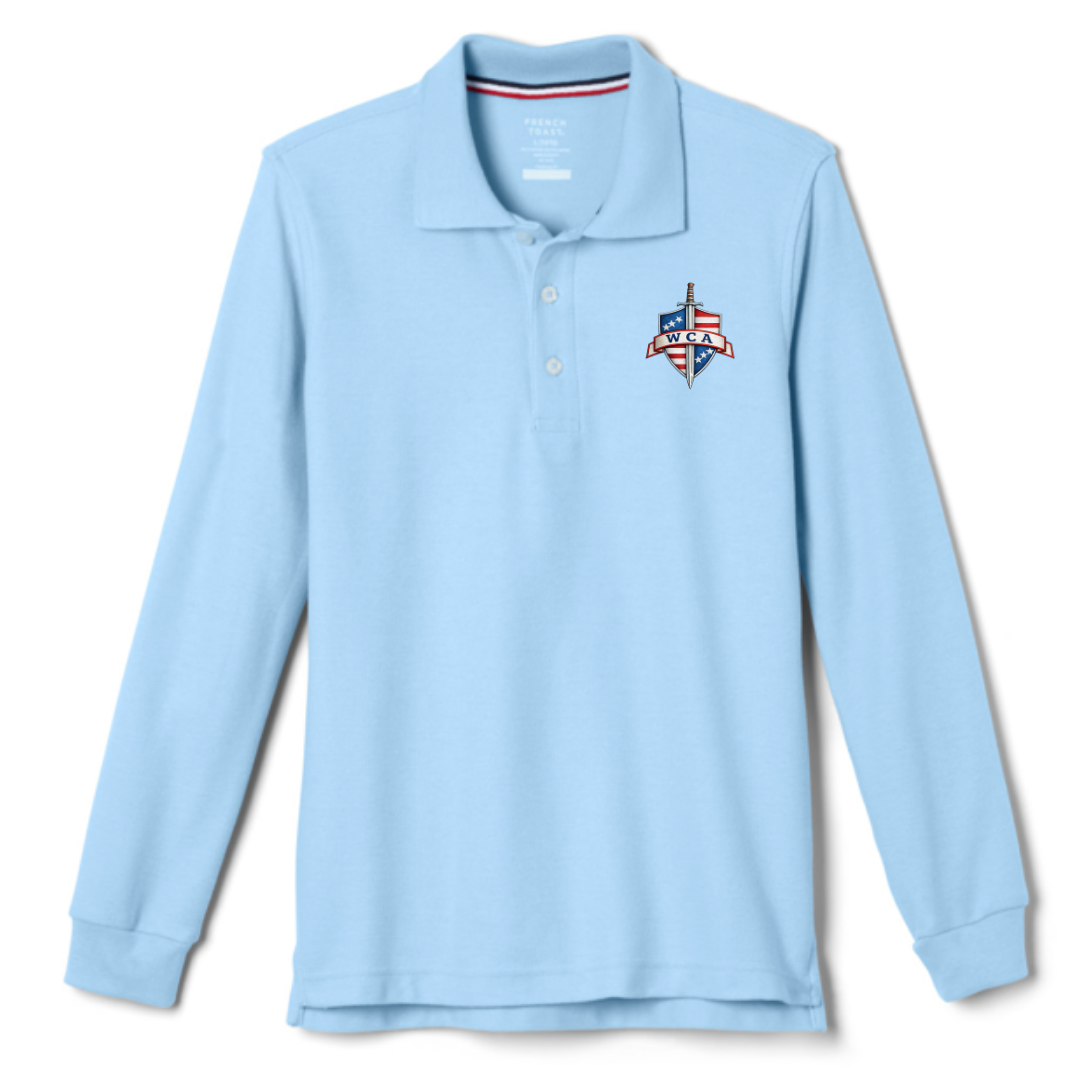 Wyoming Classical - Co-Ed Youth / Adult Long Sleeve Pique Polos